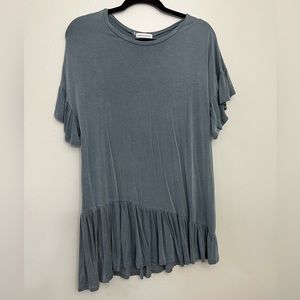 S Newbury Kustom asymmetrical hem t shirt dress